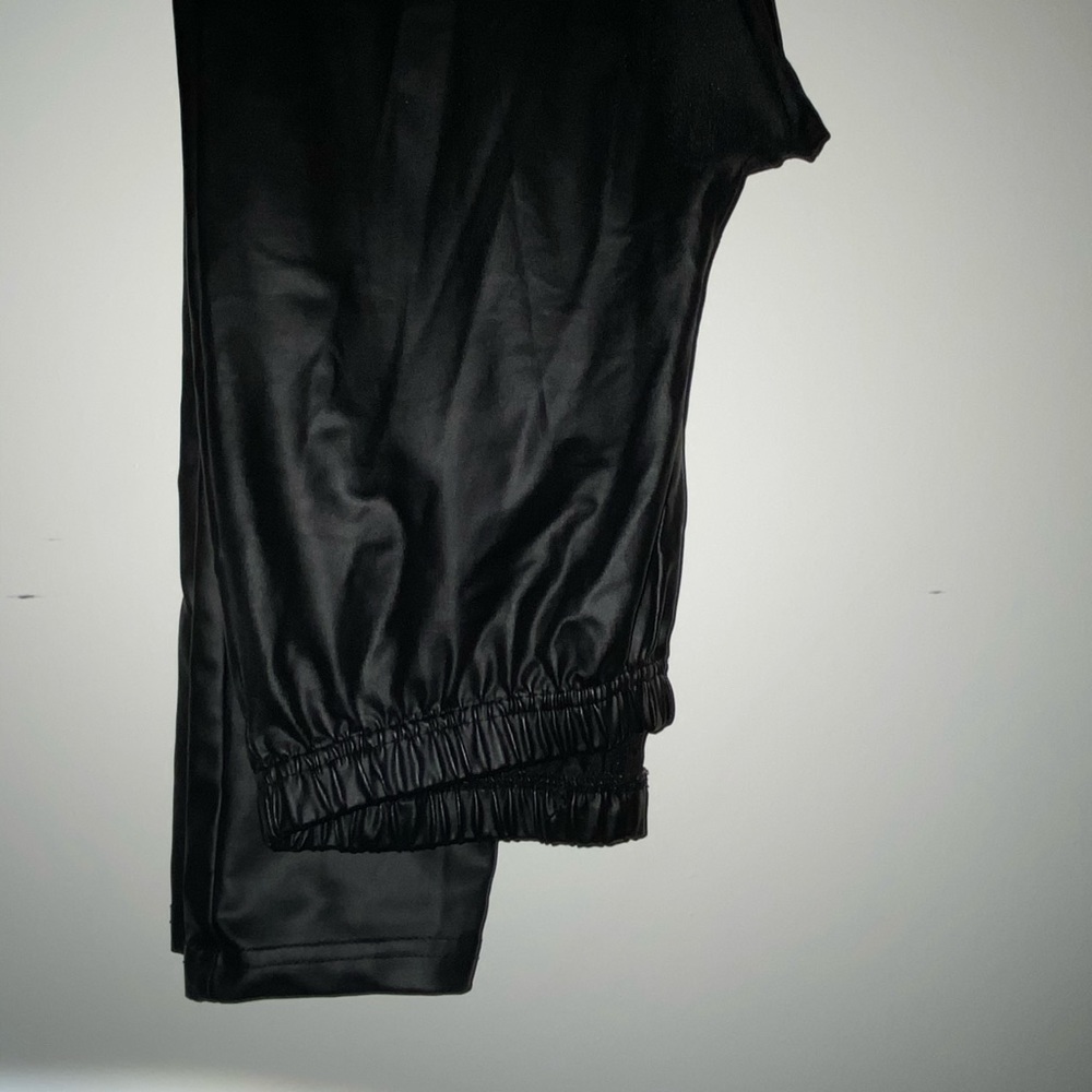 Faux leather leggings
